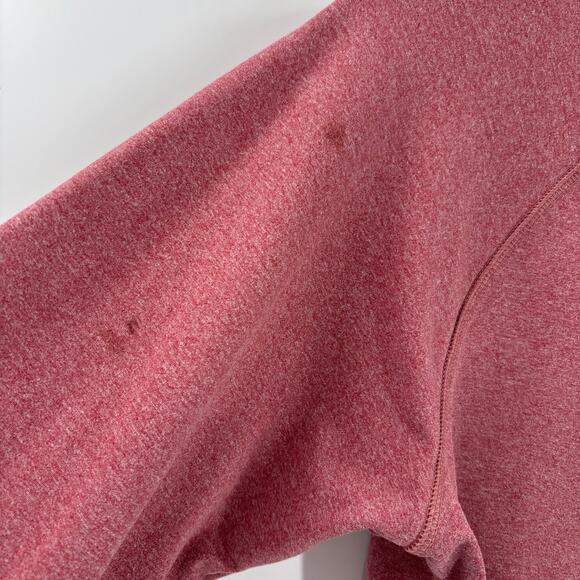 Helly Hansen Mens 2XL Red 1/4 Zip Long Sleeve Pullover Sweater - Picture 6 of 7